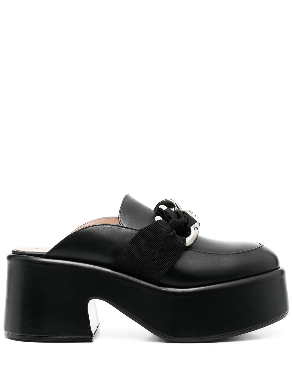 

Nº21 mules con cadena - Negro