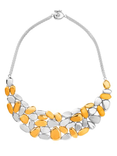 TANE México 1942 sterling silver and 23kt yellow gold vermeil Alma necklace
