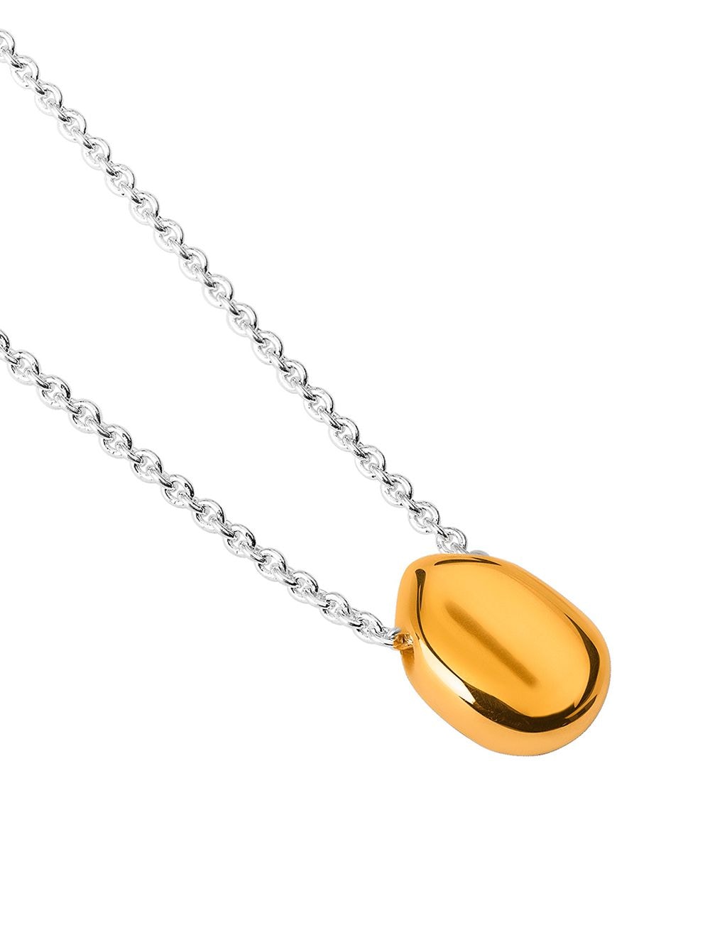 Shop Tane México 1942 Sterling Silver And 23kt Yellow Gold Alma Pendant Necklace