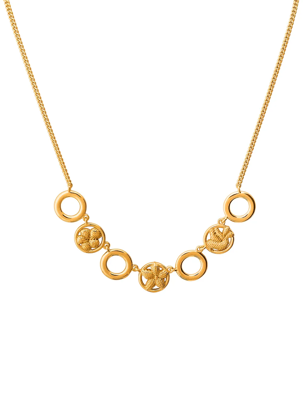 

TANE México 1942 collar Bordados en oro amarillo de 18kt - Dorado