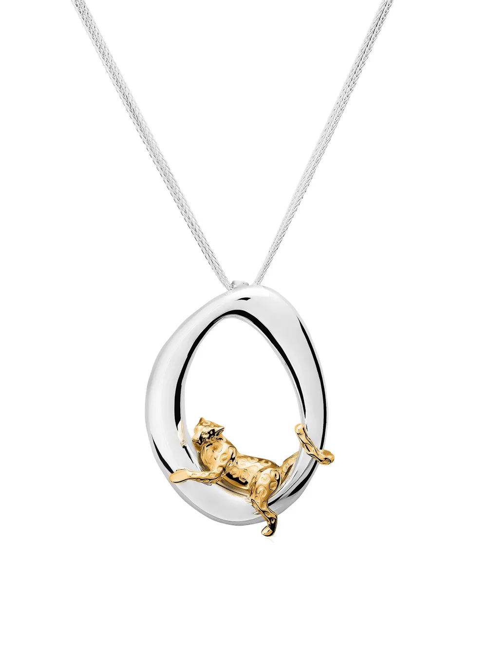 

TANE México 1942 collar Jaguar en plata de ley - Plateado