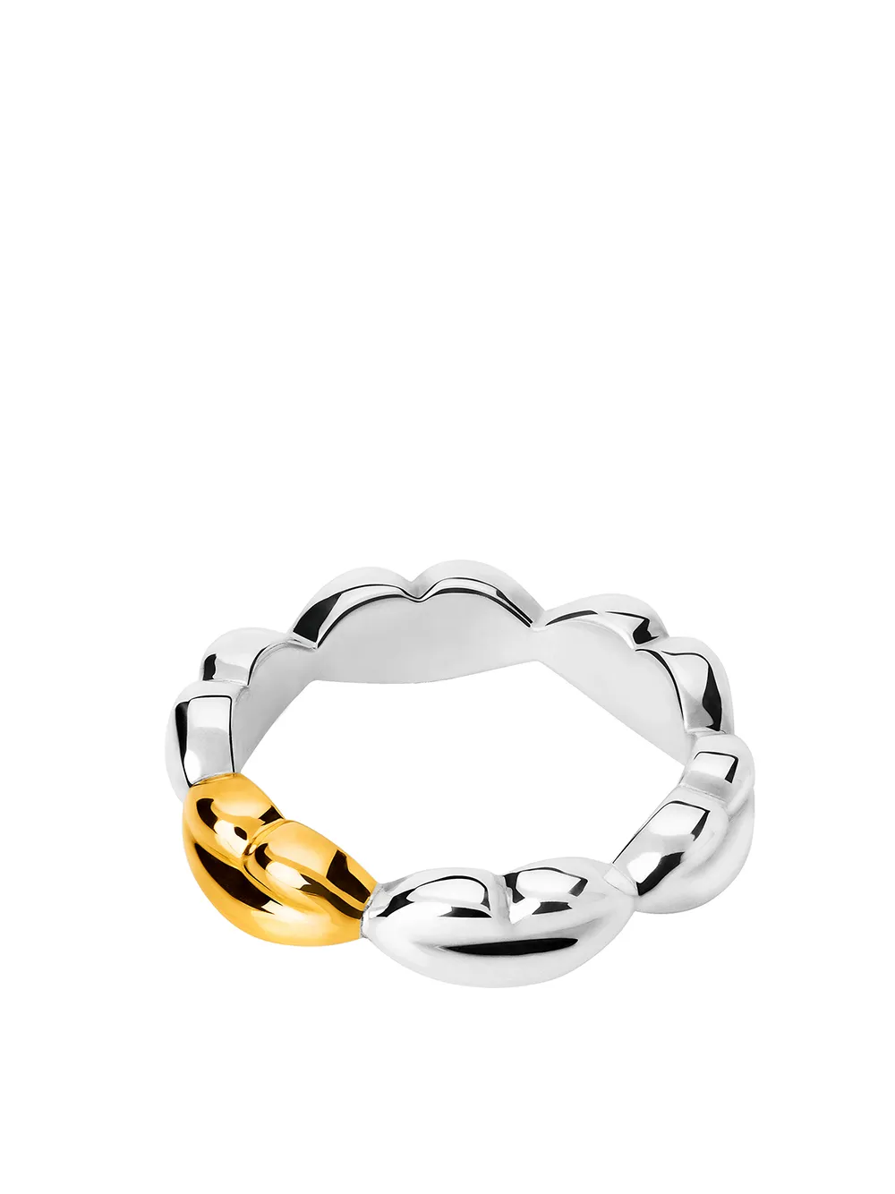 

TANE México 1942 anillo Bésame en oro vermeil de 23kt - Plateado