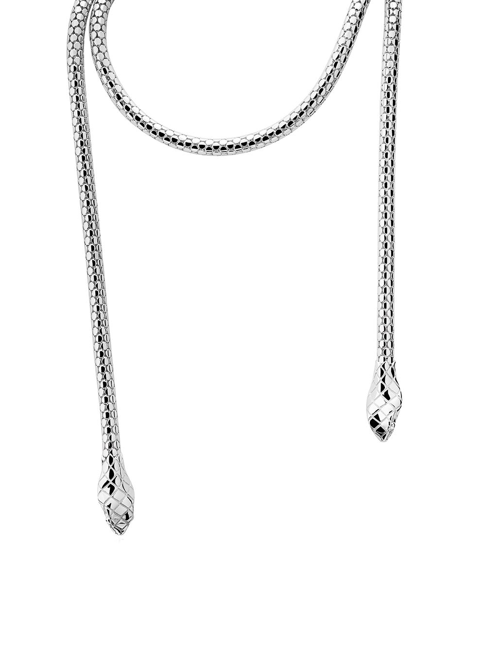 Tane México 1942 Sterling Silver Snake Wrap-around Necklace