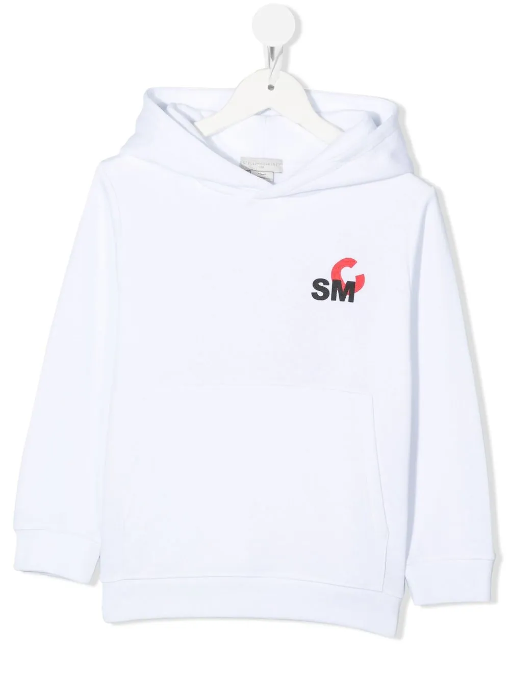 

Stella McCartney Kids hoodie con logo estampado - Blanco