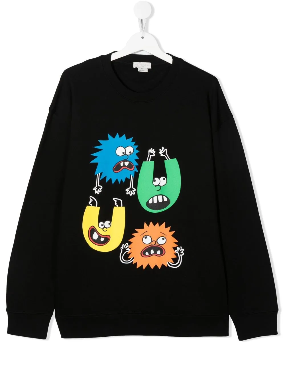 

Stella McCartney Kids sudadera con estampado gráfico - Negro