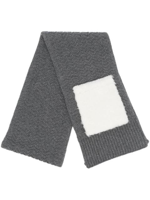 Thom Browne ribbed-knit scarf