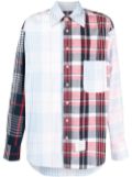 Thom Browne plaid-check long-sleeve shirt - Red