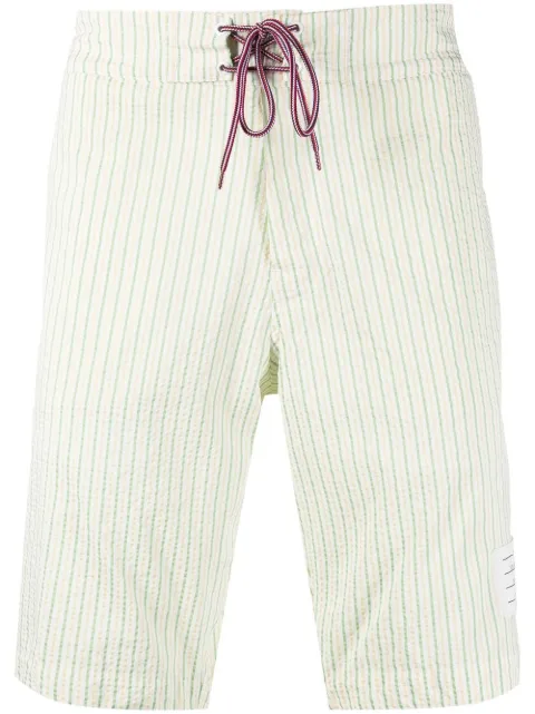 Thom Browne striped swimming shorts