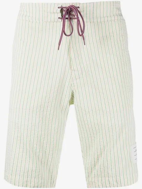 Thom Browne striped swimming shorts