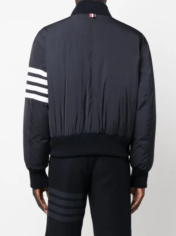 Thom Browne 4-Bar Stripe Bomber Jacket | Blue | FARFETCH