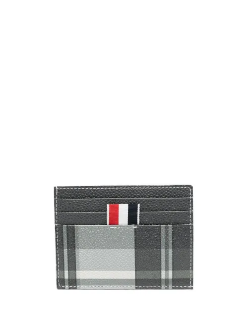 Portefeuille à carreaux - Thom Browne - Modalova