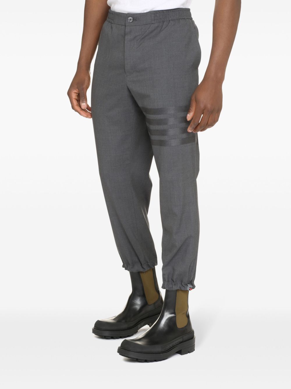 Thom Browne cropped tailored trousers - Grey