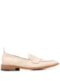 Thom Browne grosgrain-loop trim loafers - Neutrals