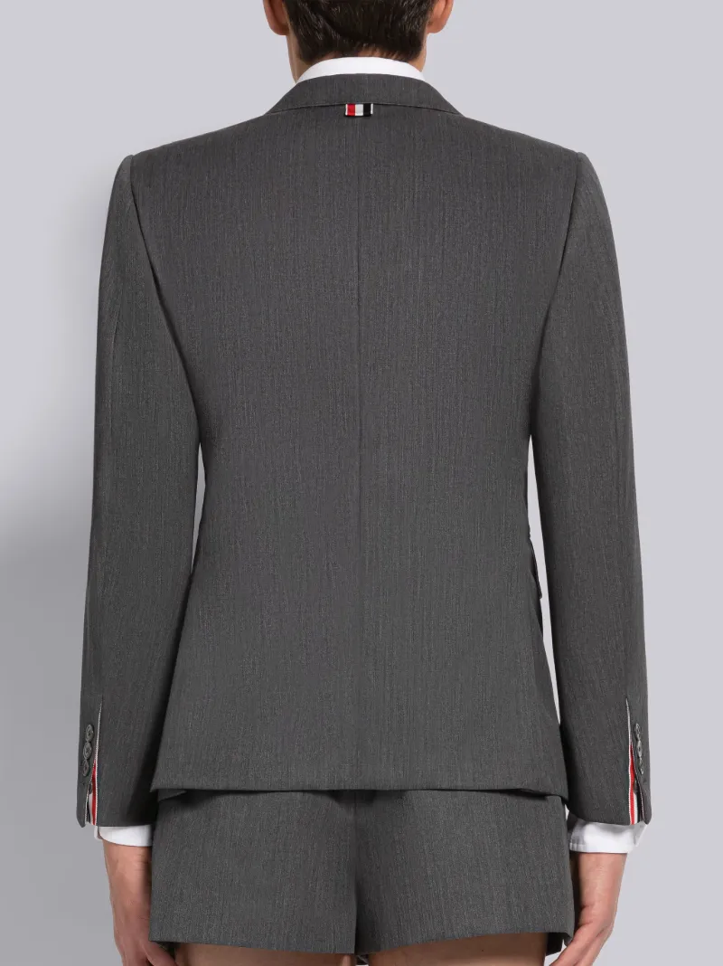 STIFF WOOL GABARDINE CLASSIC SPORT COAT Thom Browne Official