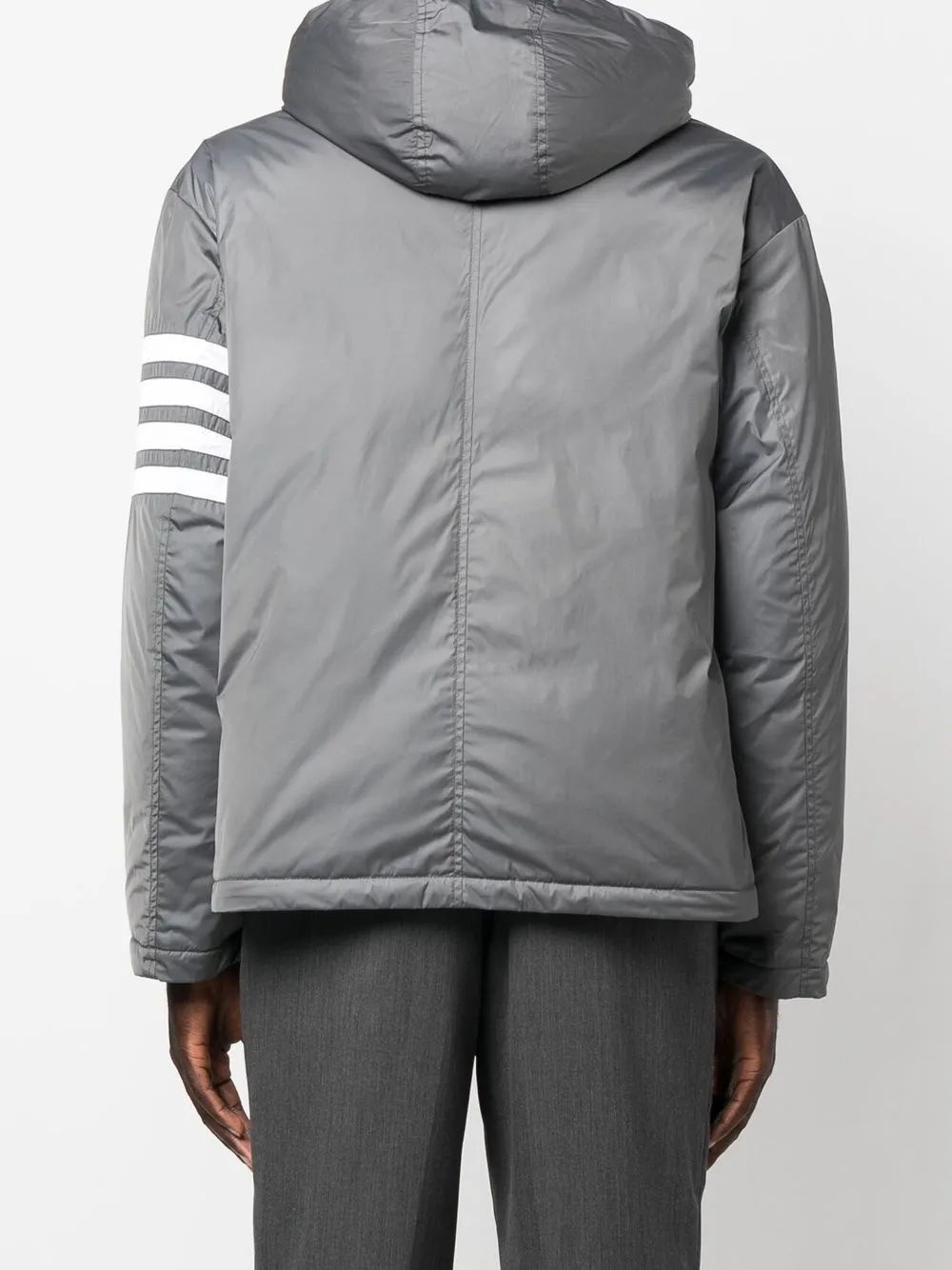 THOM BROWNE 4-BAR STRIPE PADDED JACKET