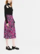 Marni leopard print midi skirt