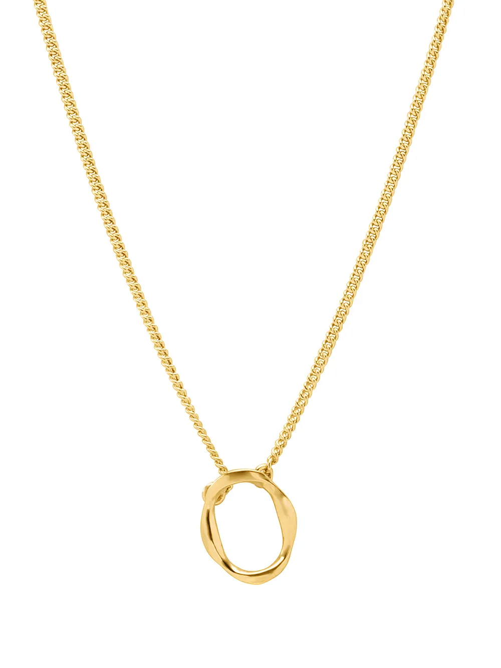 

TANE México 1942 collar con dije Om Small Pendant en oro amarillo de 18kt - Dorado