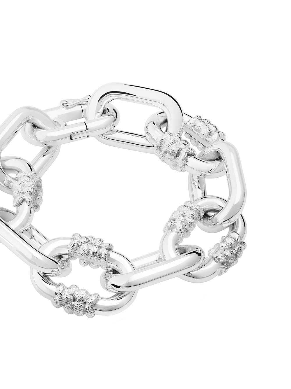 Shop Tane México 1942 Bordados Chain Bracelet In Silver