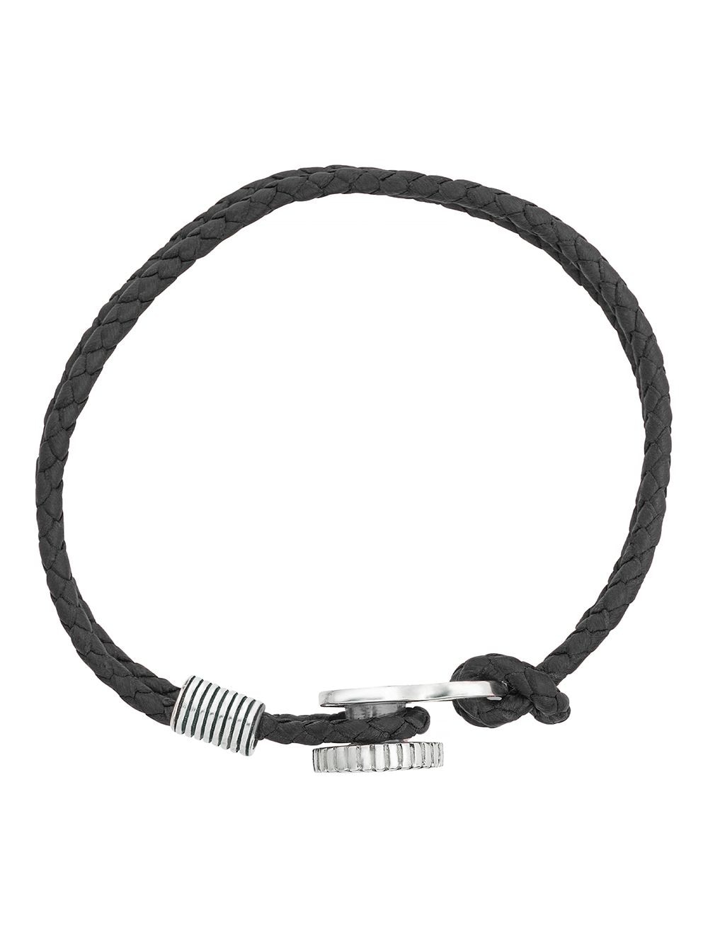 tane méxico 1942 bracelet à design de cordes - argent