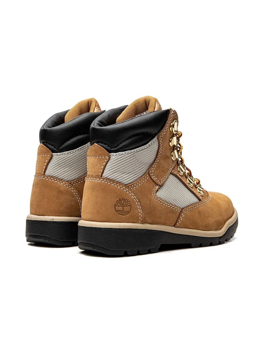 Timberland Mixed Media Field Boot In Brown