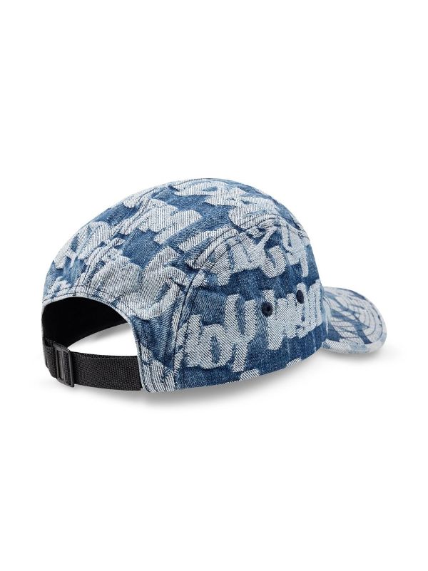 Denim Jacquard Baseball Cap in Blue - Burberry