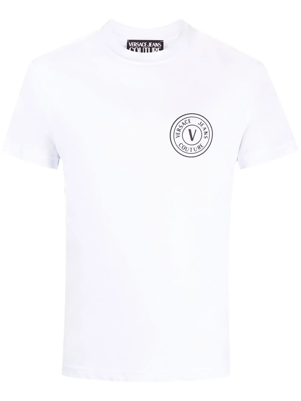 

Versace Jeans Couture playera manga corta con logo estampado - Blanco