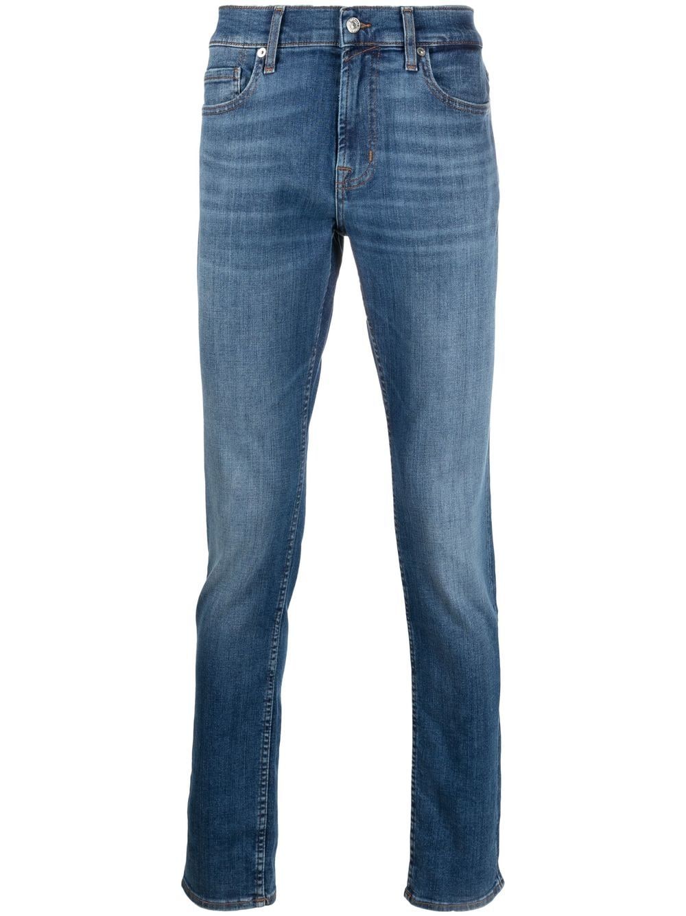7 for all mankind slim-cut leg jeans - blue