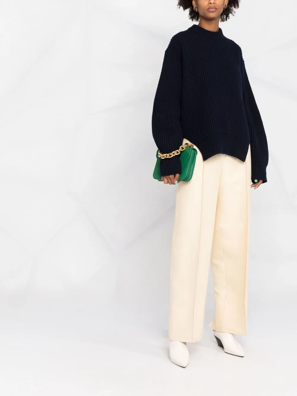 Jil Sander Wollen trui - Blauw