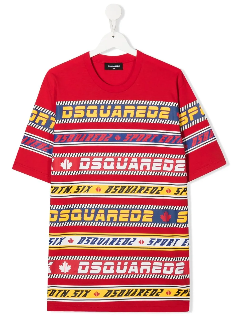 

Dsquared2 Kids playera con logo gráfico estampado - Rojo