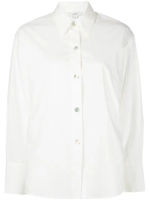 Vince tie-back long-sleeve shirt