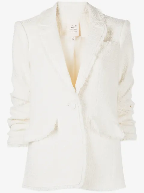 Cinq A Sept Khloe boucle tweed blazer