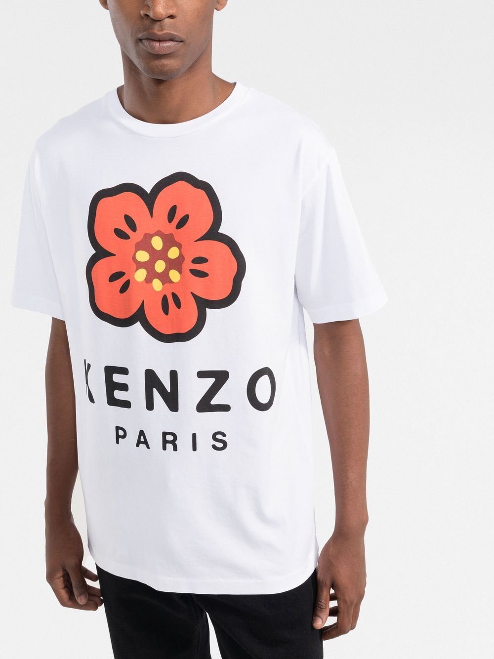 Kenzo Boke Flower-print Cotton Sweatshirt - Farfetch