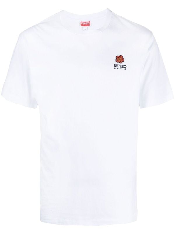jongen Tegenstrijdigheid Toestemming Kenzo T-shirt Met Geborduurd Logo - Farfetch