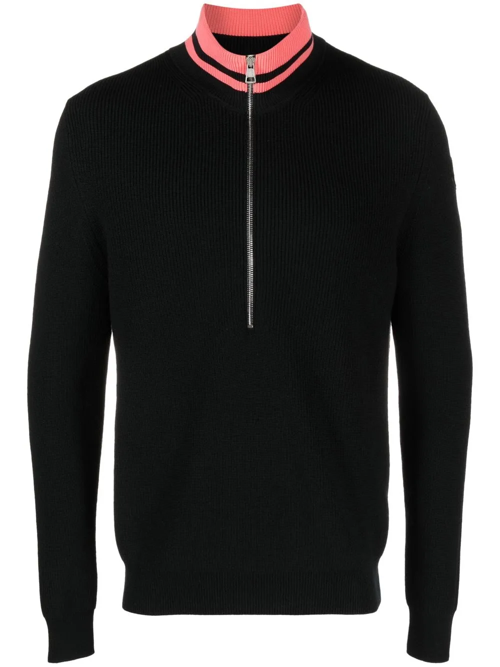 

Moncler high-neck zip-up jumper - Black