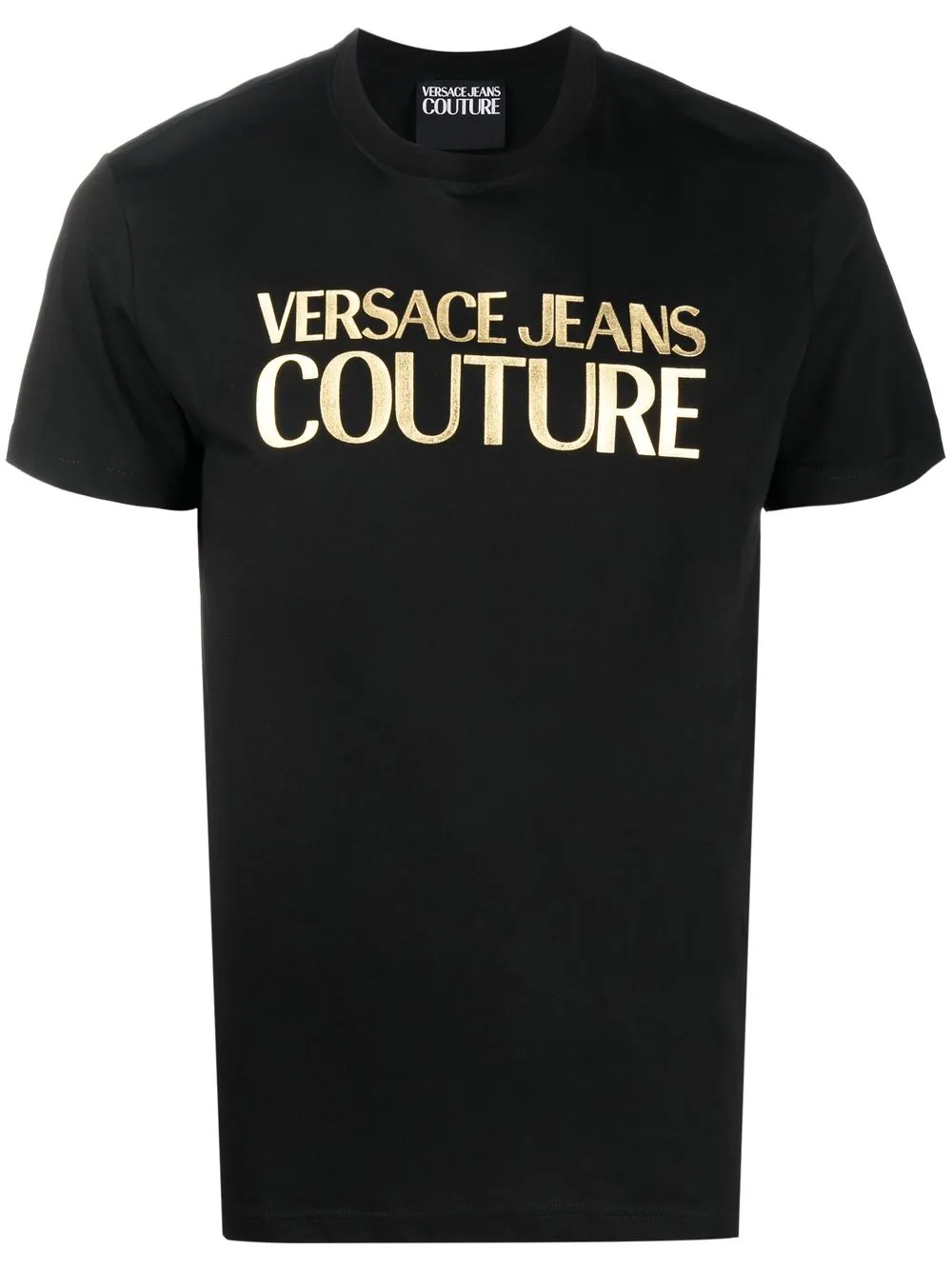 

Versace Jeans Couture playera con logo estampado - Negro