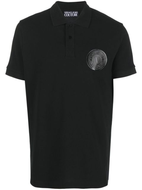 Versace Jeans Couture chest logo-print polo shirt