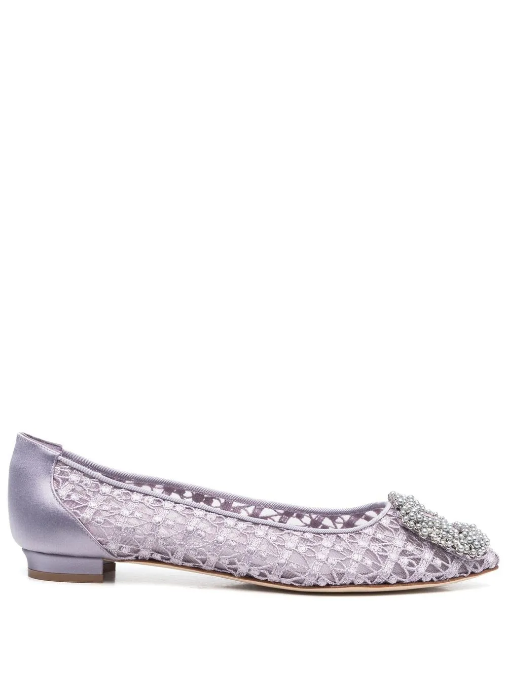 

Manolo Blahnik flats Hangisi - Morado