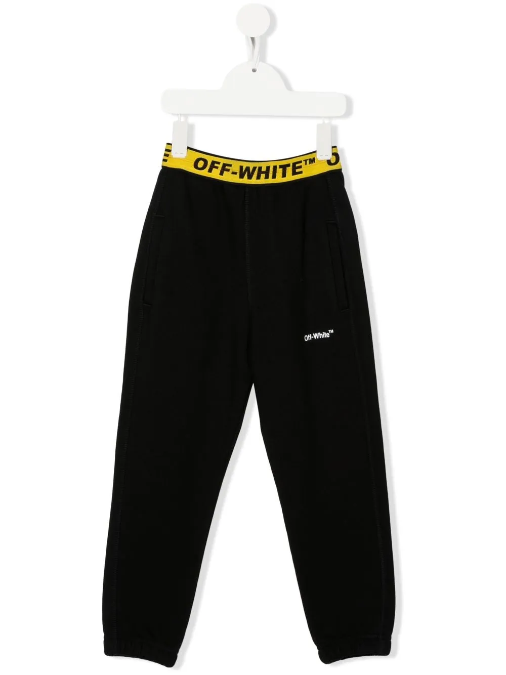 

Off-White Kids logo waistband track pants - Black