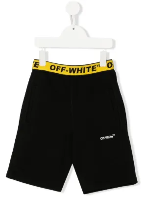 Off White Kids Pantalones Cortos De Ch ndal Con Logo Farfetch