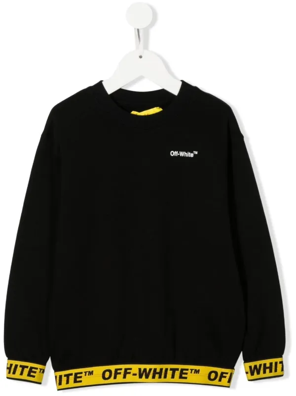 Logo Tape crew-neck Sweatshirt - Farfetch
