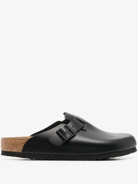 Birkenstock Boston buckle-embellished slippers