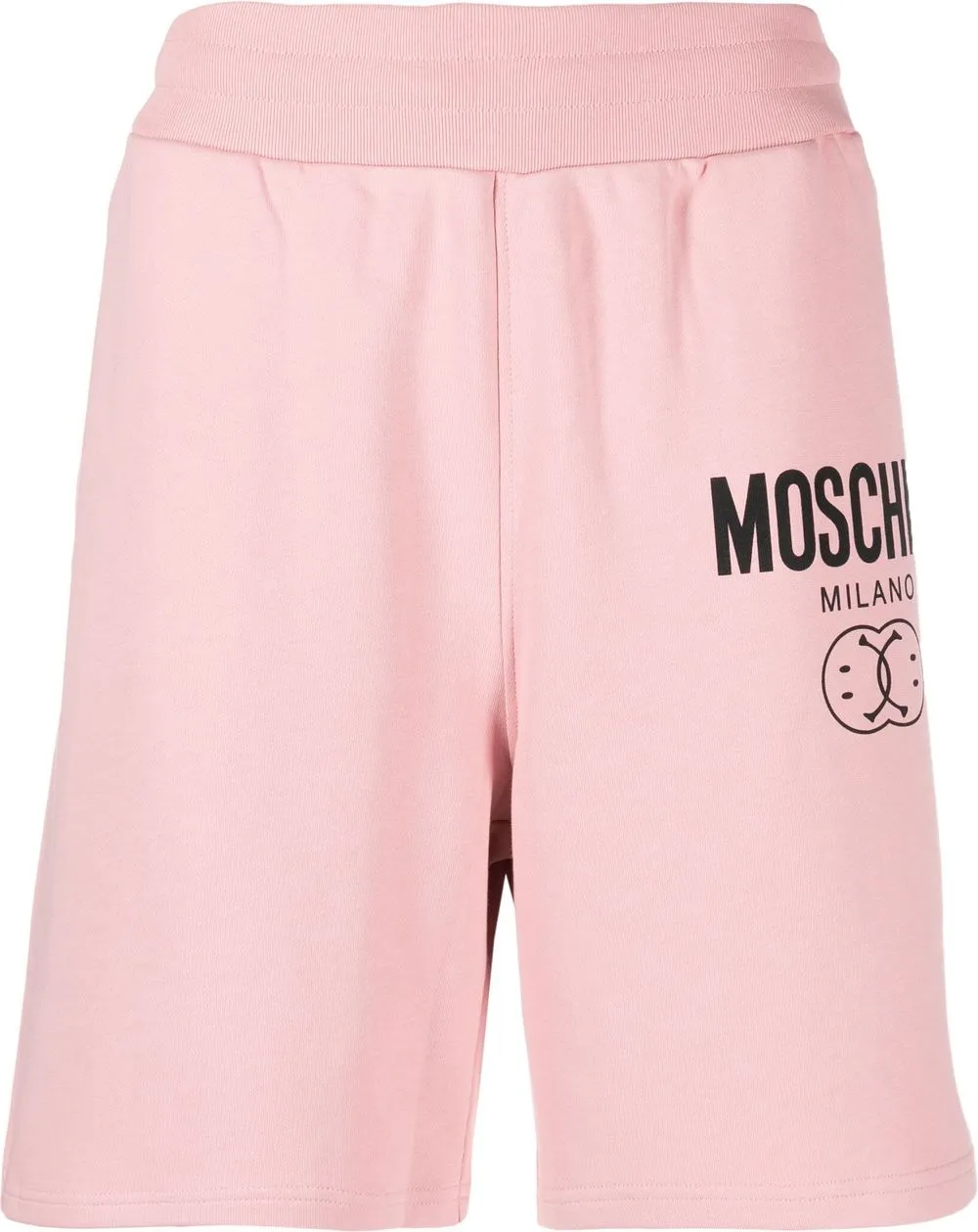 

Moschino shorts con logo estampado - Rosado