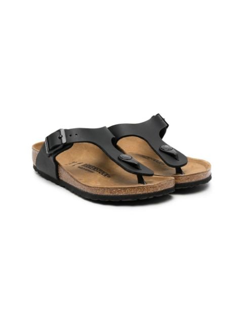 Birkenstock Kids - Gizeh thong-strap leather sandals