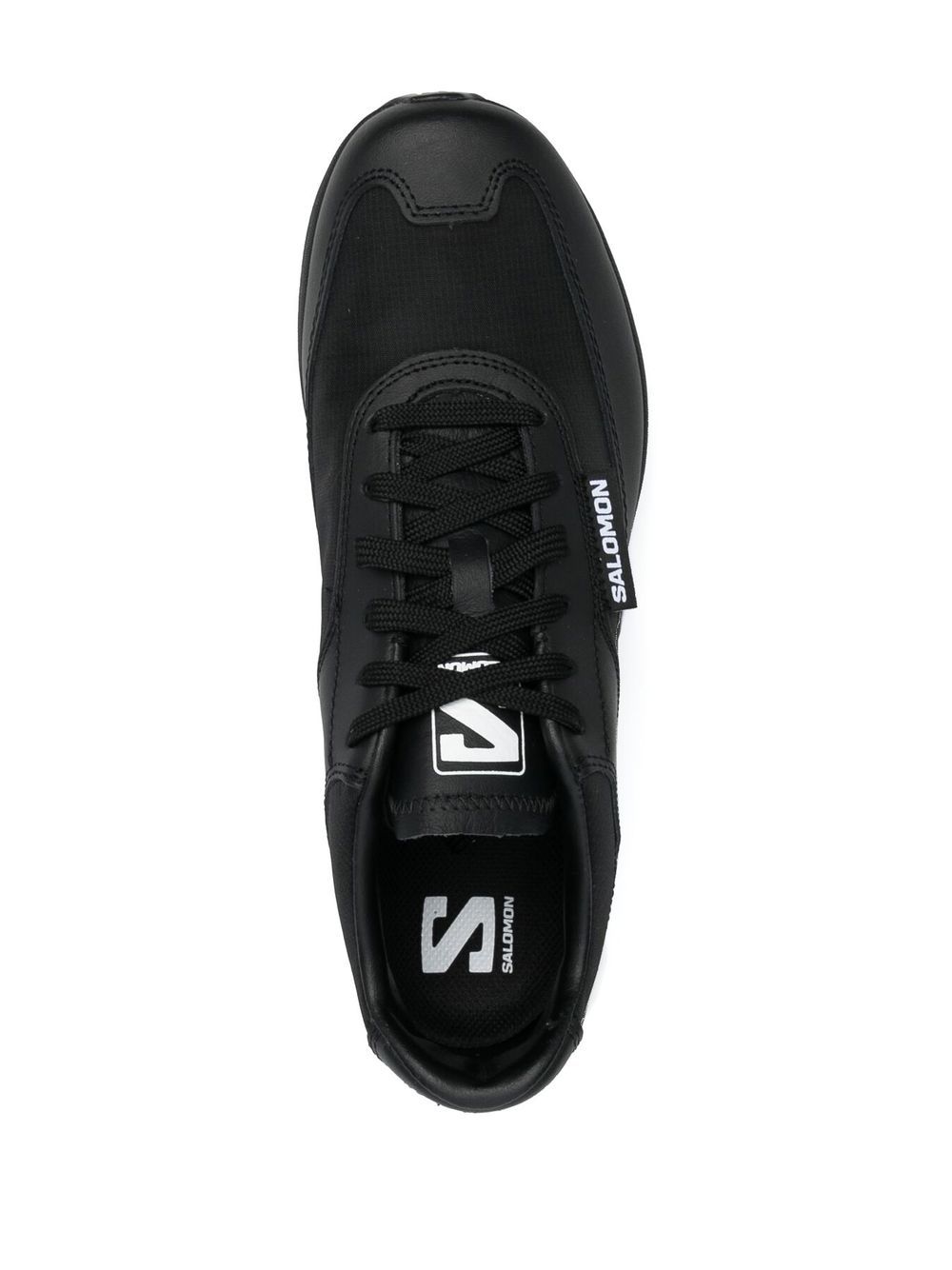 Shop Comme Des Garçons X Salomon Low-top Sneakers In Schwarz