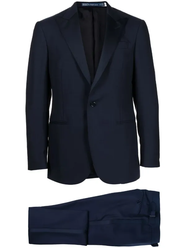 Polo Ralph Lauren single-breasted Tuxedo Suit Blue FARFETCH IN - Main Image