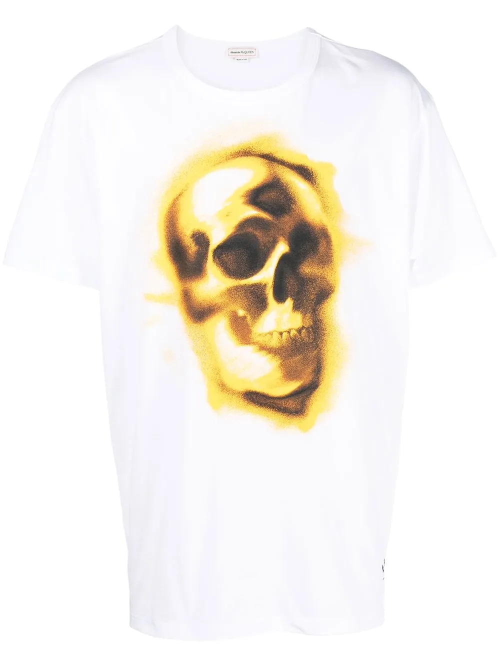 

Alexander McQueen playera con motivo Skull - Blanco