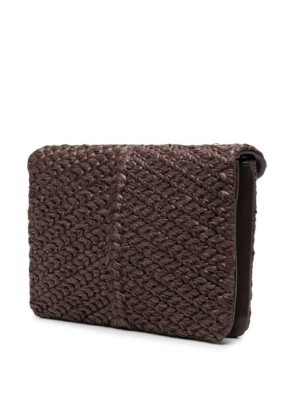 valentino raffia clutch