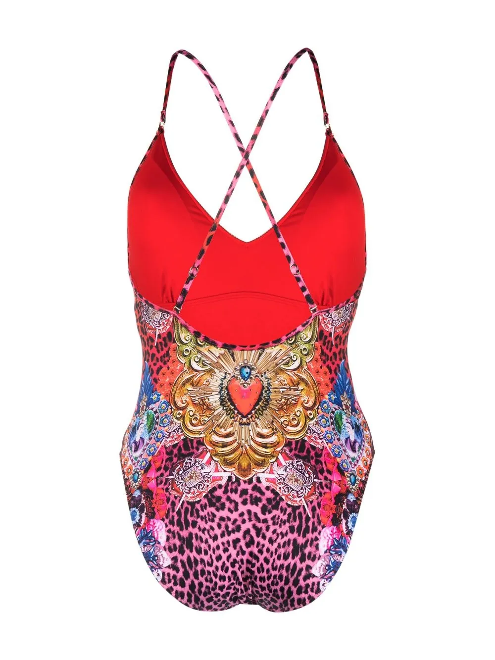 Camilla Badpak met print - Roze