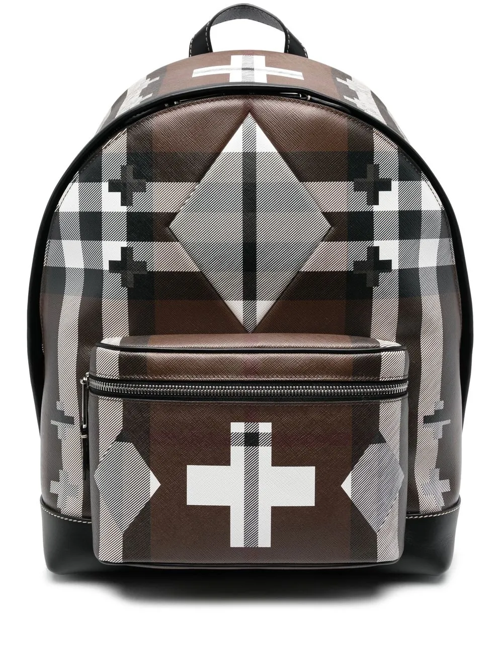 

Burberry mochila con estampado geométrico - Marrón