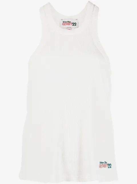 Reina Olga Venus waffle-knit tank top